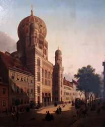The New Synagogue in Oranienburger Street